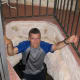 Coming out of the wine cellar
