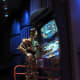 C3PO located on the way into the Star Tours Ride at Hollywood Studios