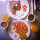 Irish breakfast at The Lodge, Doolin, Ireland
