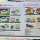 Breakfast and lunch sets.