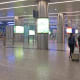 The spacious ground floor of Guangzhou East Railway Station. You need to past through security to reach this area.