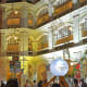 Another view of the illuminated facade during the Singapore Night Festival.