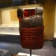 Reconstructed plate mail armor based on excavated remains.