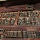Pieces of type in the Hearst Newspaper Gallery