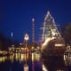 Stay until night falls to see Tivoli Gardens illuminated.