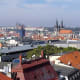 Towards Prague's Old Town and the Castle.