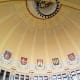 The ceiling decoration in Prague main train station..