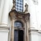 Outside the Cathedral of St. Cyril and St. Methodius, Prague.