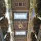 The ornate ceiling in Jerusalem Synagogue.