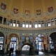Prague main train station interior.