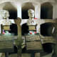 Memorials to Josef Bublik and Jan Hruby.