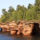 The seacaves at Devils Island in the Apostle Islands National Lakeshore., Wisconsin