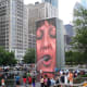 Crown Fountain at Millennium Park in Chicago, Illinois