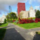 Walking through Grant Park in Chicago, Illinois