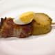 South Water Kitchen - Bacon and Egg Skewer at Baconfest Chicago