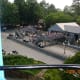 A view of the LeMans raceway from the sky tram. This ride has since closed down.