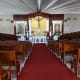This church along the blue line provided a shady and peaceful respite from the sun.