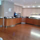 The buffet area.
