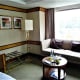 The window alcove.