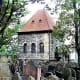 View of the Ceremonial Hall from the Old Jewish Cemetery.