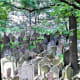 View of the Old Jewish Cemetery from the Ceremonial Hall.