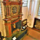 Looking down on the Torah Ark.