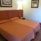 Spanish twin beds.