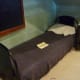 A bed inside of the museum