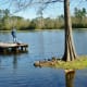 A father and son doing some fishing