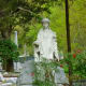 Beautiful lady monument in Glenwood Cemetery