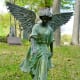 Green Hue on Angel Monument
