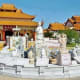 Fountain in front of the temple