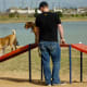 Agility equipment for dogs at Goforth Park