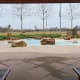 View of a sprayground water feature at Shady Lane Park
