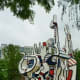 Jean Dubuffet sculpture in downtown Houston