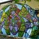 Detail towards front of mural
