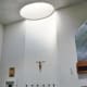 Interior view of St. Basil’s Chapel showing natural illumination