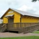 Cypress Historical Society located inside this train depot at Cypress Top Historic Park