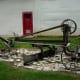 Farming equipment on the grounds