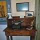 Desk & typewriter in M-K-T Katy Depot