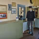 Mannequin dressed as station master
