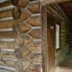 Moore log cabin