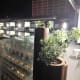 Balcony at night.