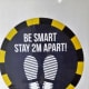 Signs on the corridor, July 2020.