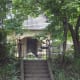 Frank Shaver Allen house-very unkempt front entrance.