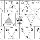 "Levi's key to the Bembine Table, first published in Eliphas Levi, History of Magic."