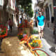 Some roads were closed off as flowers took over.
