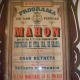 Old poster in the Municipal Hall.
