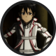 Kirito on Knights of the Blood uniform