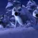 The pack of wolves; Frozen, 2013